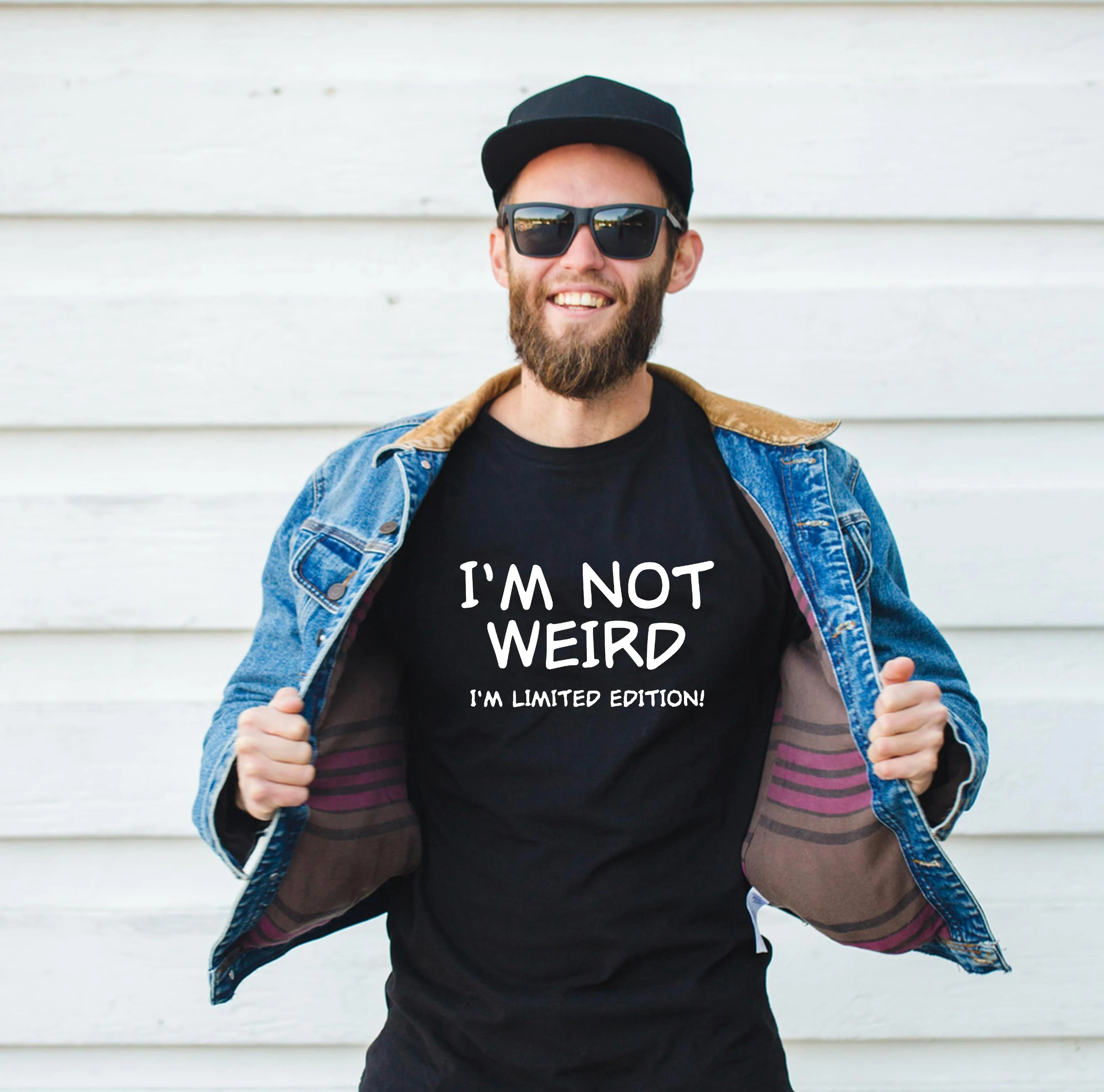 

Im Not Weird Im Limited Edition Mens Humor Graphic Novelty Sarcastic Funny T Shirt Summer Casual Streetwear Hip Hop Tee Camiseta