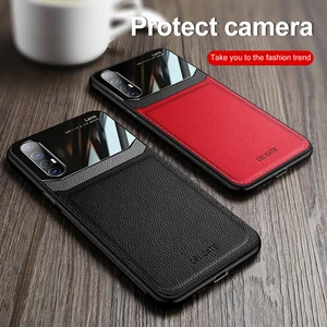phone case for oppo find x2 x3 pro pc grained skin pattern retro leather cover for oppo find x2 x3 lite x2 neo pu and glass case free global shipping