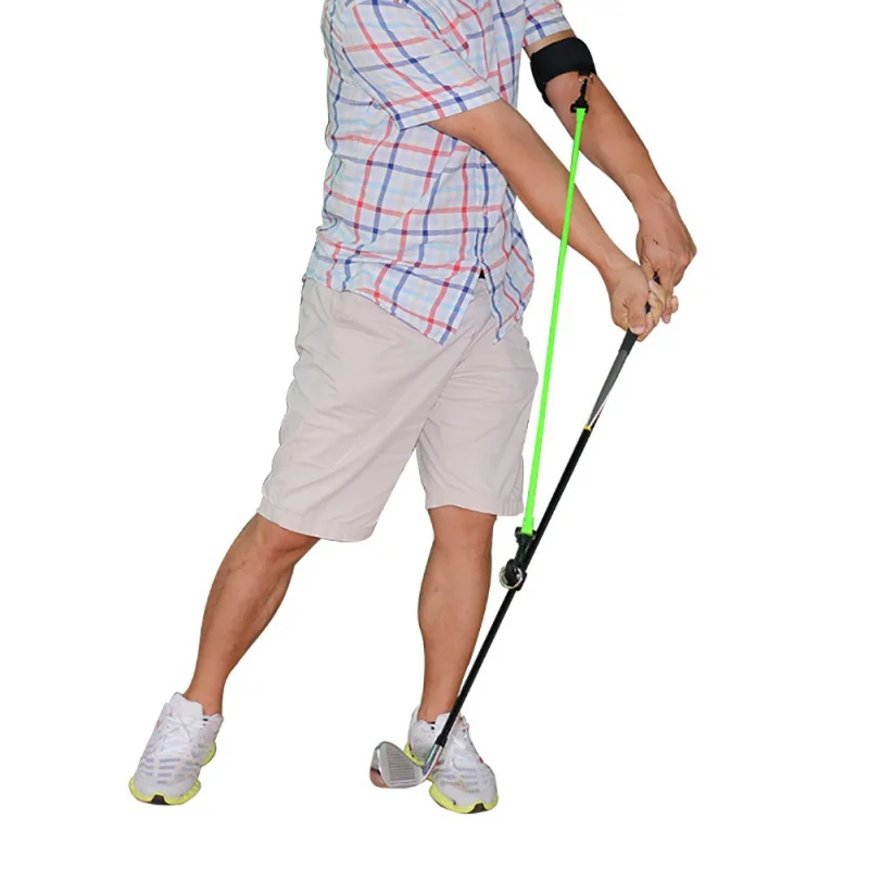 

Golf Swing Trainer Corrector Gesture Alignment Training Practice Aid Elastic Resistance Rope Golf Swing Training Equipment