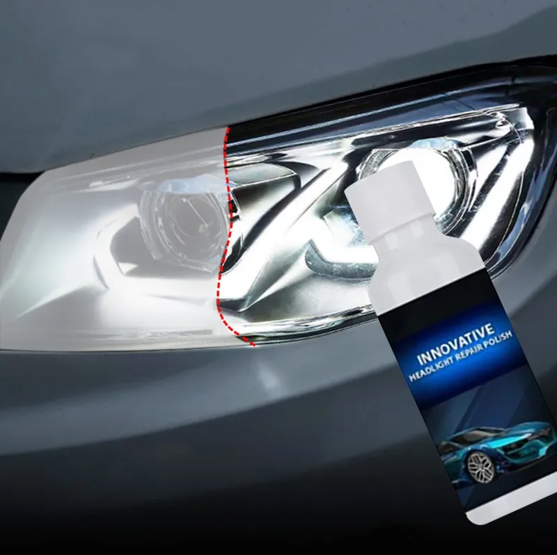 

30ml Car Headlight Repair Fluid Scratch Remove Refurbishment Coating Oxidation Repair Polishing Wash Kit Car Light Repair Agent