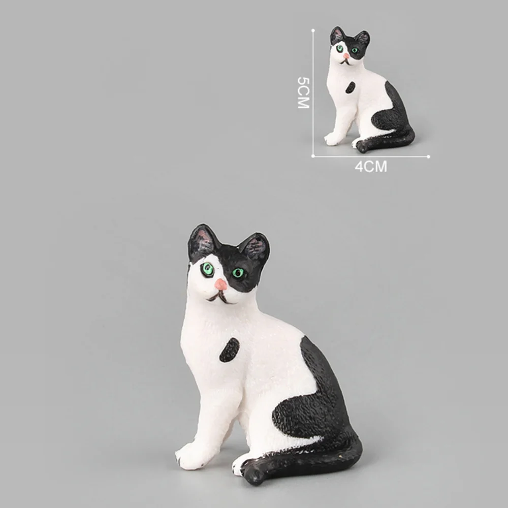 

10pcs Kids Realistic Cat Figure Funny Cat Model Ornaments