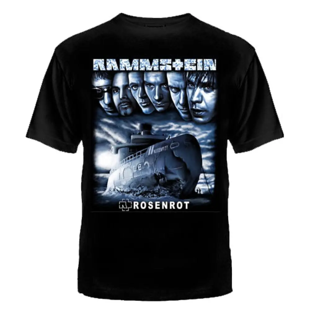 ФУТБОЛКА &quotRAMMSTEIN ROSENROT&quotсо спиной футболка банзай качество хлопок шелкография