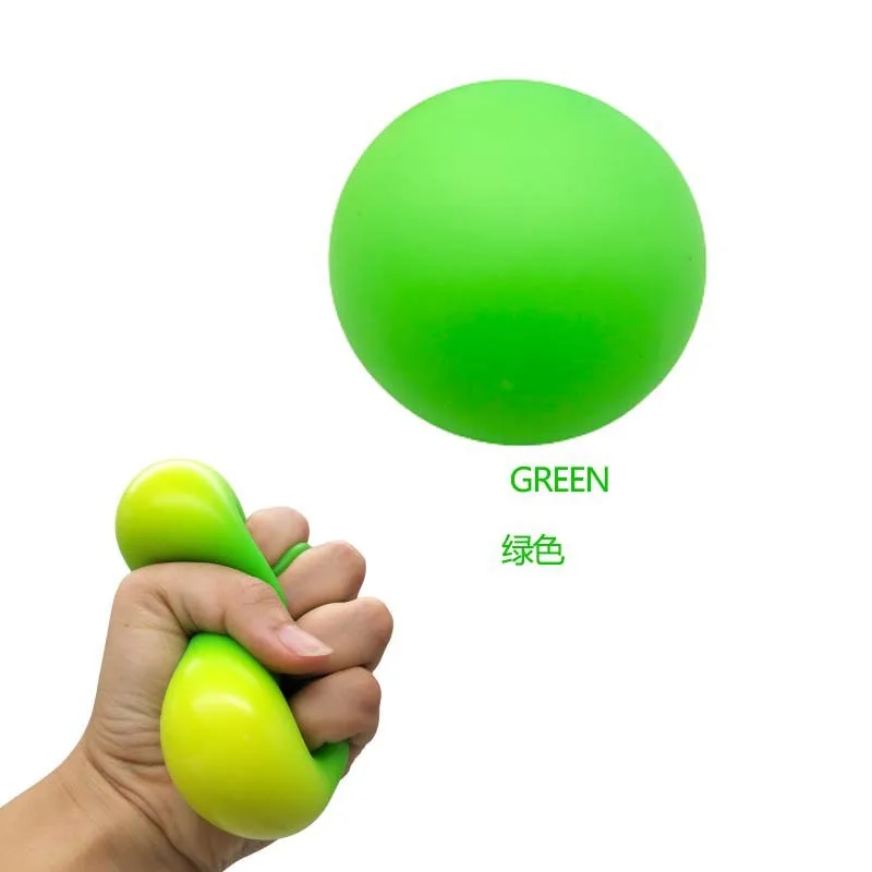 

Eco-friendly TPR Soft glue Vent toy Soft extrusion color-changing ball stress toy Fast rebound Fidgeting sensory stimulation toy