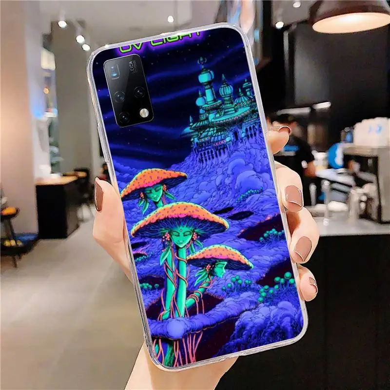 

Unreal Art Phone Case for Samsung Galaxy S20 S10 Plus A21S A51 A71 Clear Cover Note 20 Ultra Lite Fundas Coque
