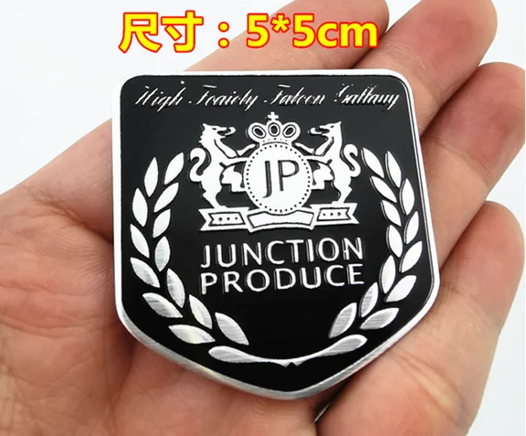 

New Auto Modified Metal Junction PRODUCE JP Luxury VIP Car Trunk Side Seal Decal Badge