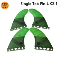 upsurf 4 in per set surfboard fins single tabs fins uk2 1 quad fins honeycomb 4 color