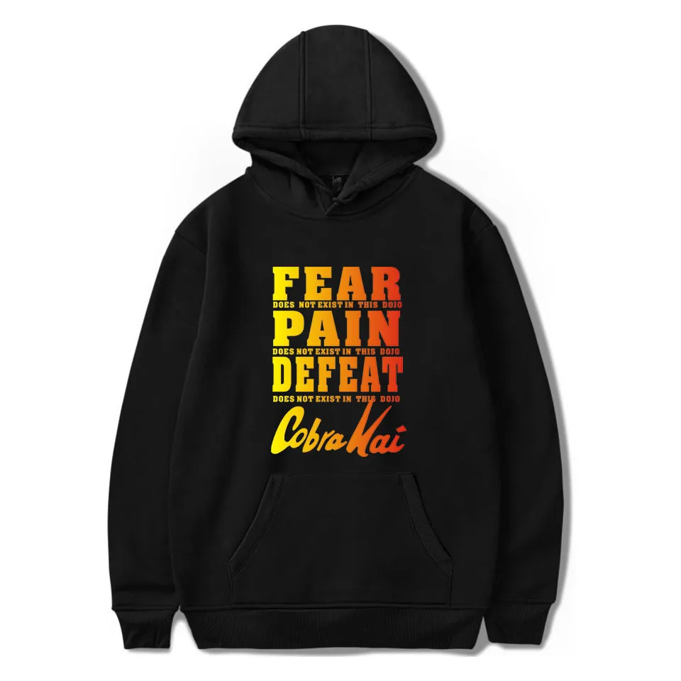 

Hoody Cobra Kai Printing New Autumn Warm Man Hoodies The Karate Kid Harajuku Men Sweatshirt Streetwear Punk Mens Pullover