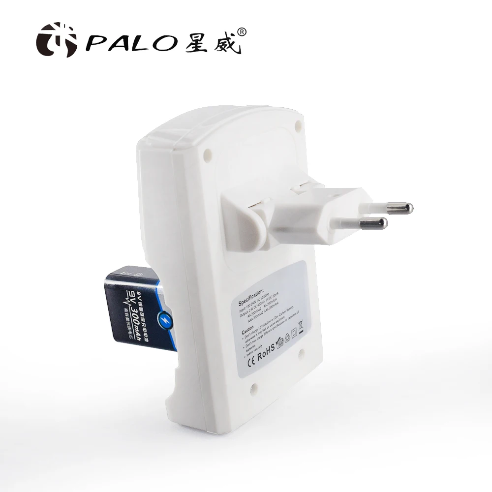 зарядное устройство крона 4 слота для аккумуляторов 1 2 В AA AAA 6F22 9 в Li-Ion NI-MH NI-CD