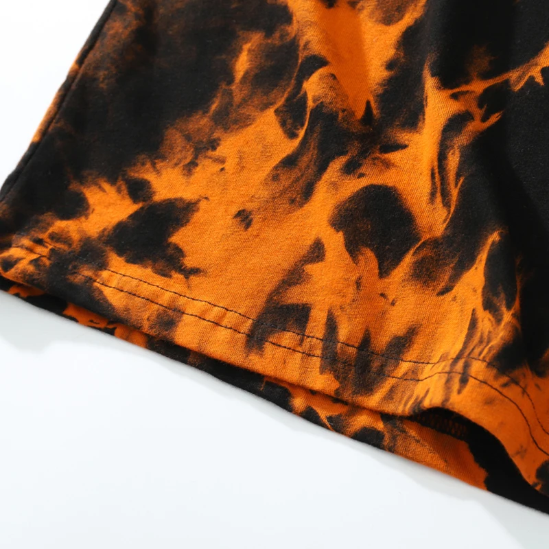 

Aolamegs T Shirt Men Flame Printed Men's T-shirt Short Sleeve oversized t shirt Summer High Street Style Tees Fashion Streetwear