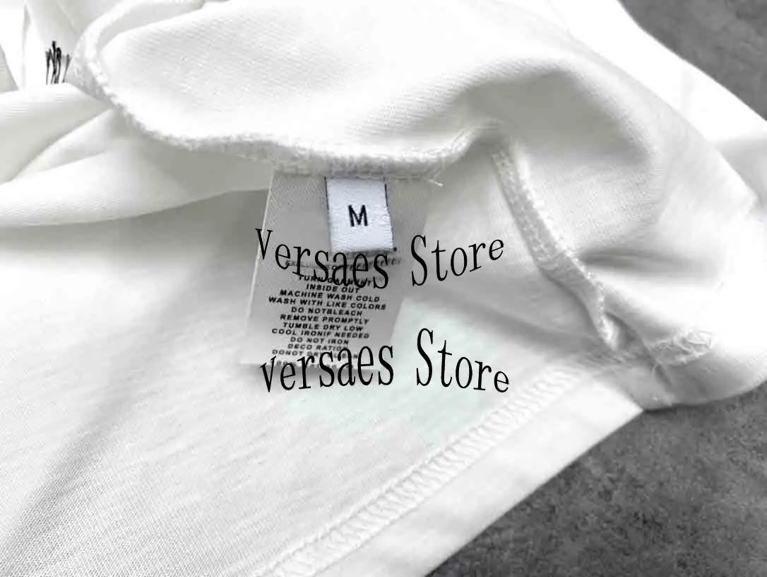 

2021 luxury brand embroidery letter printing fashion women's top temperament tassel versatile round neck short sleeve T-shirt