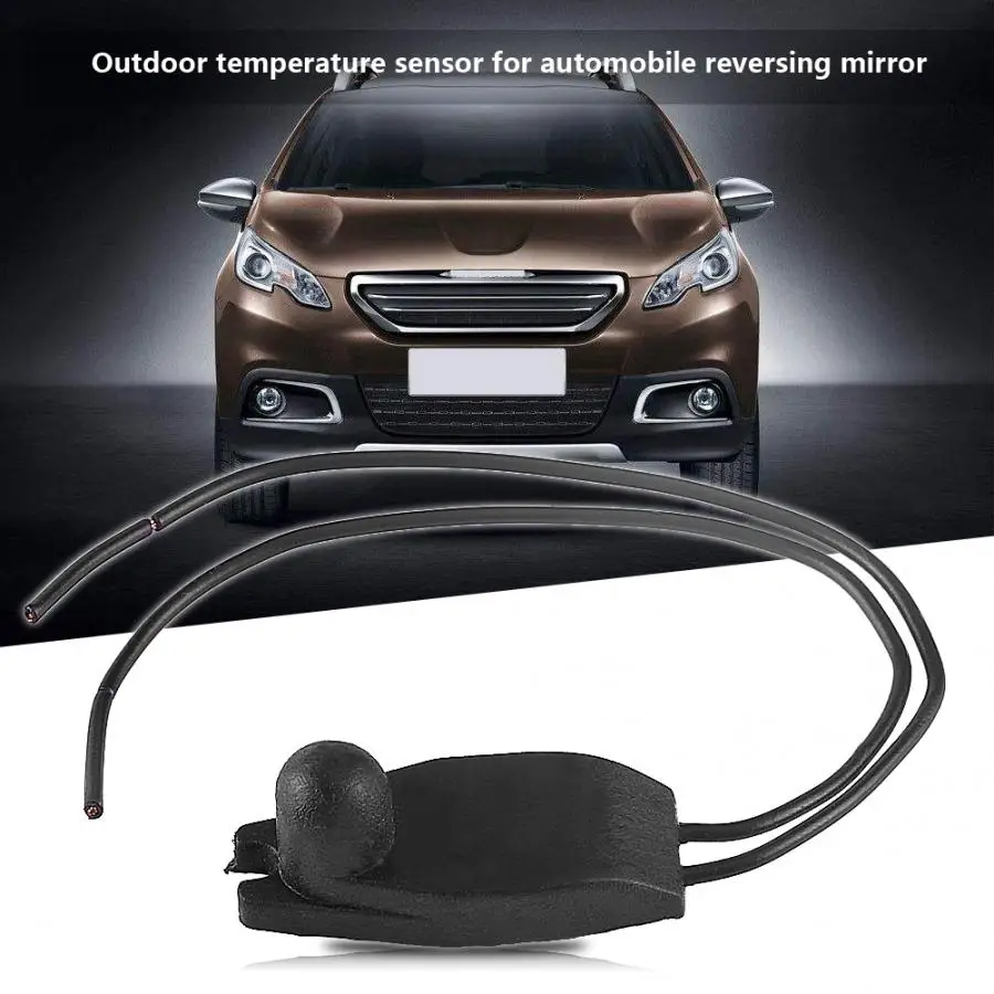 Автомобильный датчик температуры воздуха для PEUGEOT 206 207 208 306 307 407 605 черный пластик
