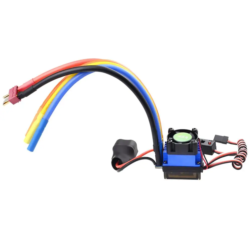 Ракета 45A бесщеточный ESC электрический регулятор скорости 6 в/2A BEC для 1/10 1/12 Traxxas
