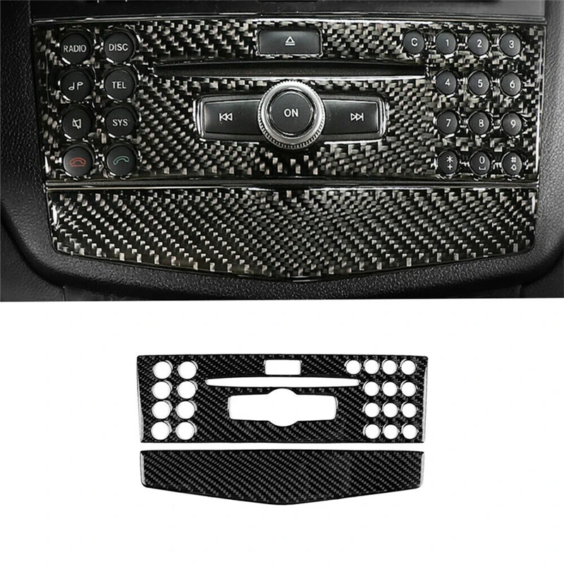 Новинка 2020 центральное управление автомобилем из углеродного волокна отделка CD