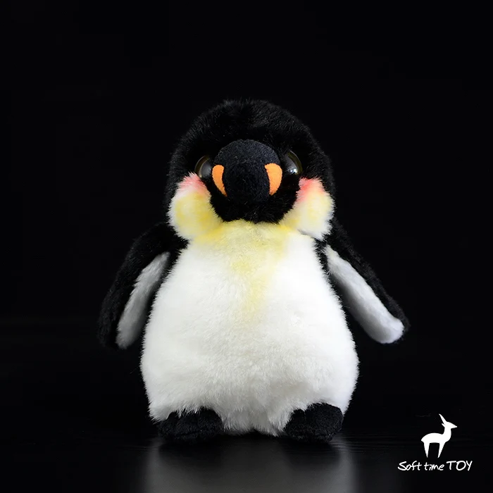 Маленькая плюшевая игрушка 17 см модель куклы с большим глазом император пингвин |