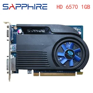 SAPPHIRE Video Cards HD6570 1GB GDDR3 AMD Graphics Card GPU Radeon HD 6570 Office Computer For AMD Card HDMI Used Original
