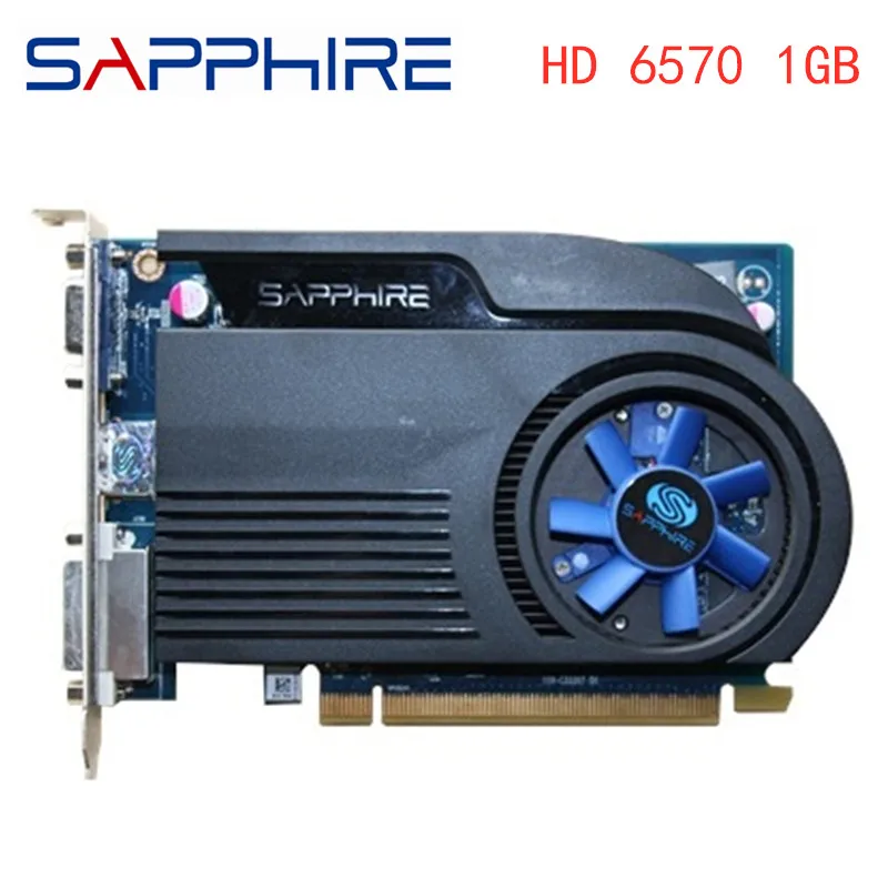 Видеокарта SAPPHIRE HD6570 1 ГБ GDDR3 AMD графическая карта GPU Radeon HD 6570 для - Цена: 2553.94