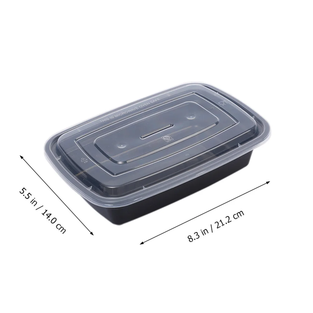 

30pcs Lunch Boxes Food Storage Containers Disposable Lunch Boxes (Lid Style Random)