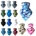 Маска для защиты от солнца с подвесными ушками, летняя дышащая треугольная маска для езды на велосипеде, занятий спортом на открытом воздухе, защита лица, защита от УФ-лучей для рыбалки