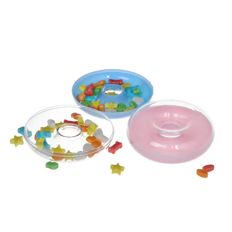 12 шт. круглые прозрачные пластиковые коробки для конфет на свадьбу подарок день