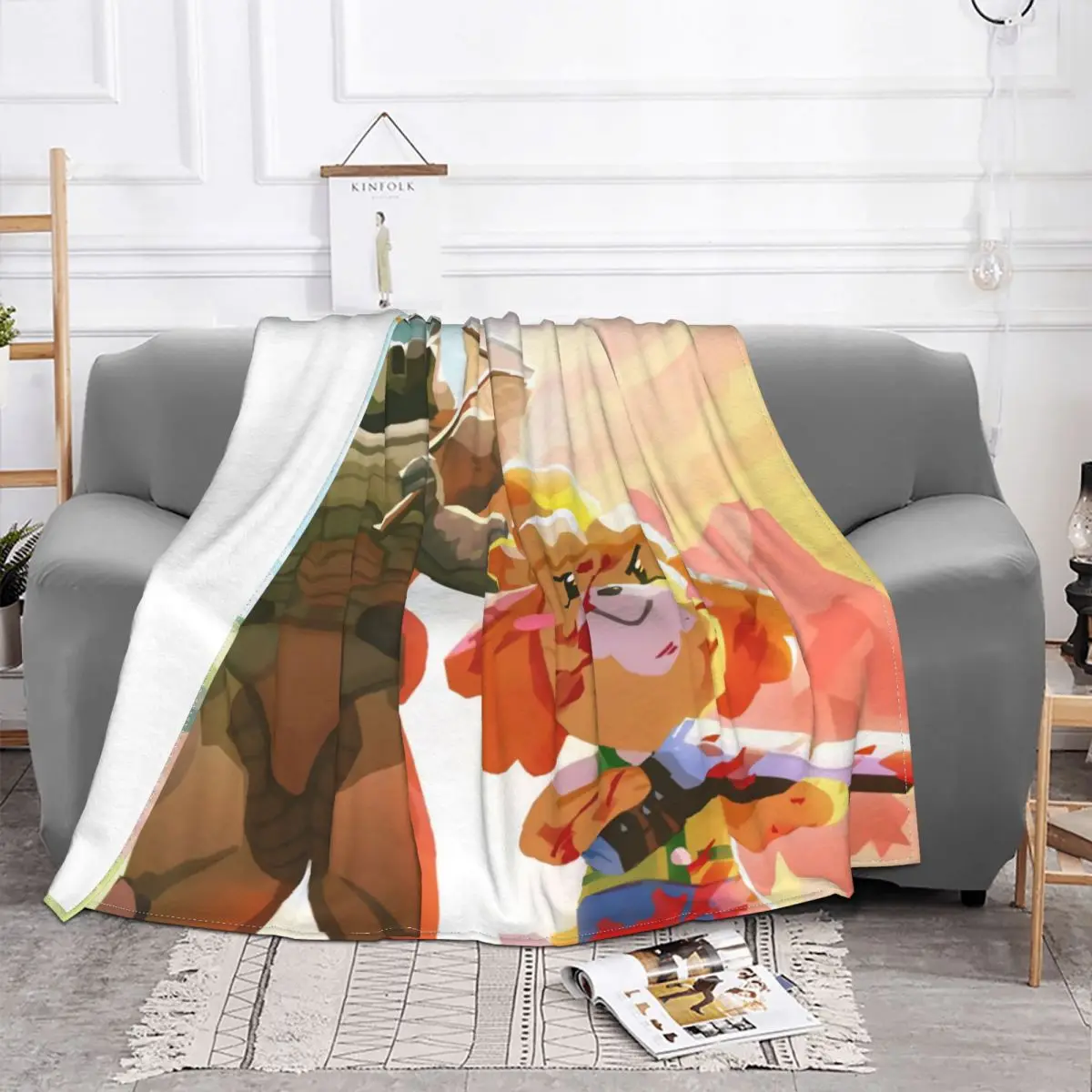 Переносные теплые пледы с имитацией животных для путешествий | Дом и сад