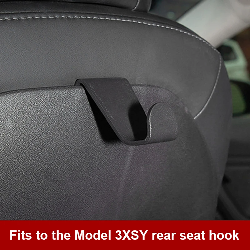 

For Tesla Model 3 Y X S 2021 Car Seat Headrest Hook Hanger Hoder Bag Purse Mount Storage For Tesla Model Y 3 Accessories