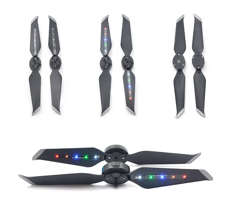 1 или 2 пары светодиодных пропеллеров перезаряжаемые цветные светодиодные