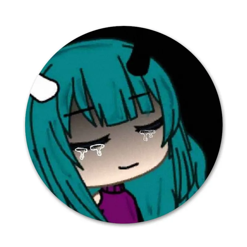 Социальная игра Gacha Life Badge Брошь заколка аксессуары для одежды рюкзака