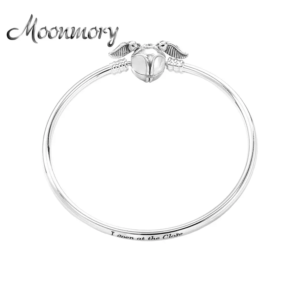 Moonmory реальные 925 пробы серебро моменты Гарри браслет Подвески Подходит для