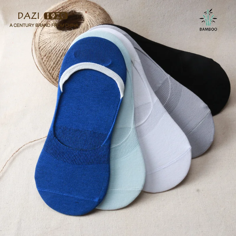 Носки-башмачки без показа бренд DAZI 2018 Весна новое поступление бамбуковые дышащие