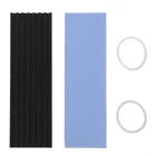 Чистый алюминиевый Охлаждающий радиатор тепловой коврик для N80 NVME M.2 форм-фактор следующего поколения 2280 PCI-E SSD