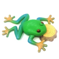 funny frog big green frog antistress ball play joke gag toy soft rubber frog