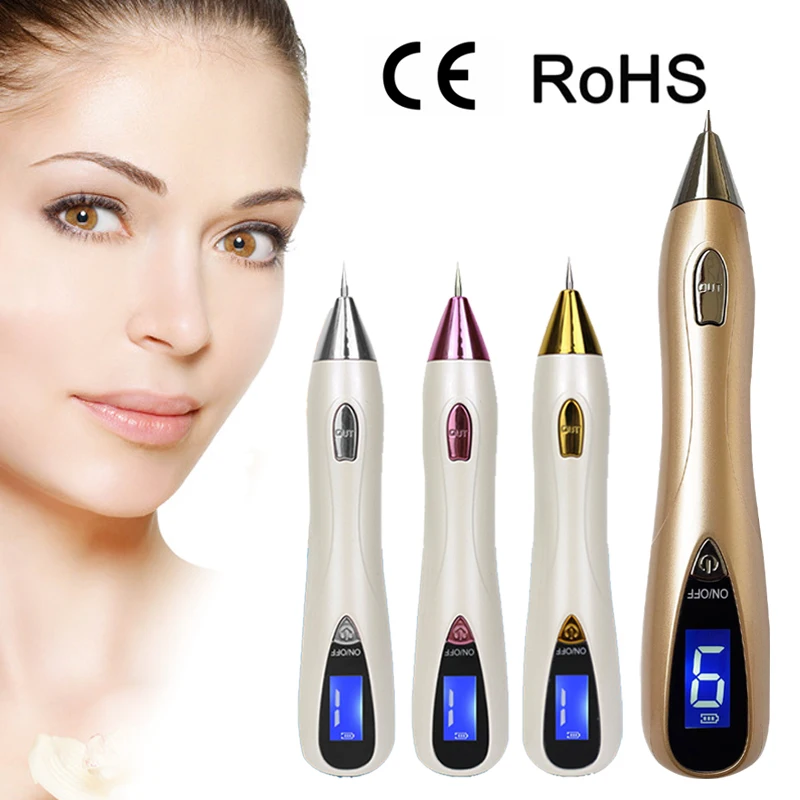 

9 Level Laser Plasma Pen LCD Mole Tattoo Removal Beauty Machine Skin Tag Freckle Wart Dark Spot Remover Skincare Home Use Device
