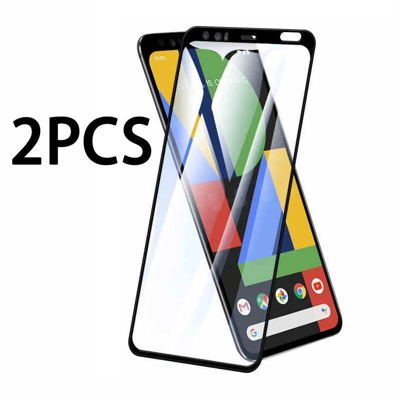 

2pcs tempered glass on for Google Pixel 4 3A 3 5 4A 2 XL full screen protector Pixel4 Pixel3 Pixel2 4xl 3xl 2xl protective film