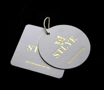 Картонные этикетки для одежды поворотные бирки с лентой | Дом и сад