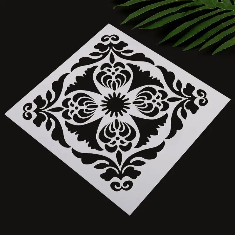 

16pcs Mandala Stencil Wall Painting DIY Drawing Template for Stone Wood Funiture