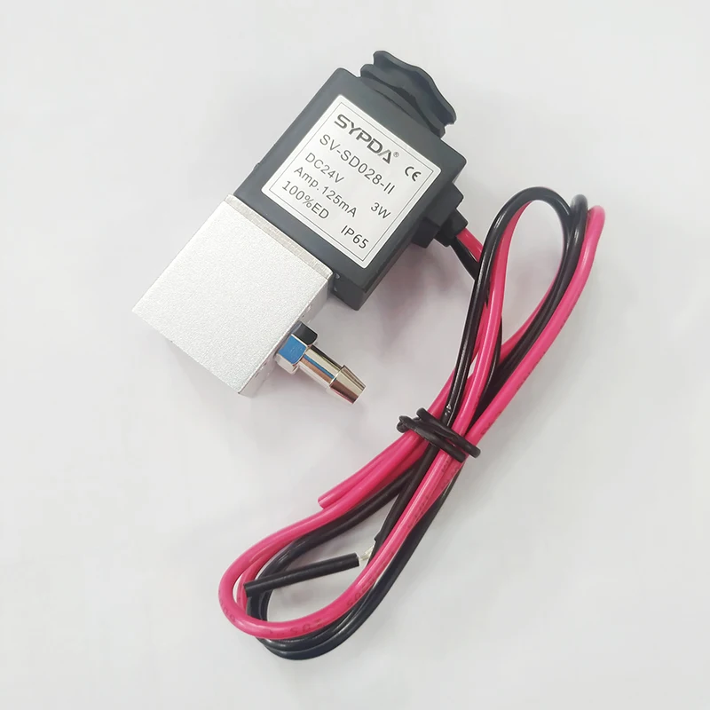 

LETOP 1PCS 24V 3W 2-Way SYPDA SV-SD028-II Magnetic Solenoidvalve For UV Flatbed Printers