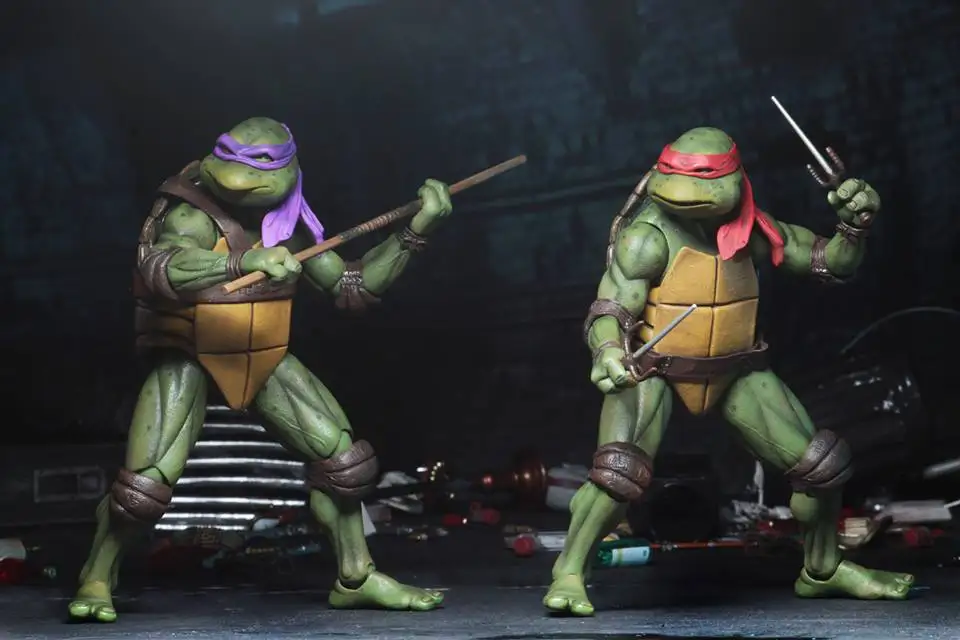 Набор из 4 черепашек 90-х " фигурка Рафаэля леonardo Michelangelo Donatello Ninjas Bjd подвижная фигурка игрушки куклы