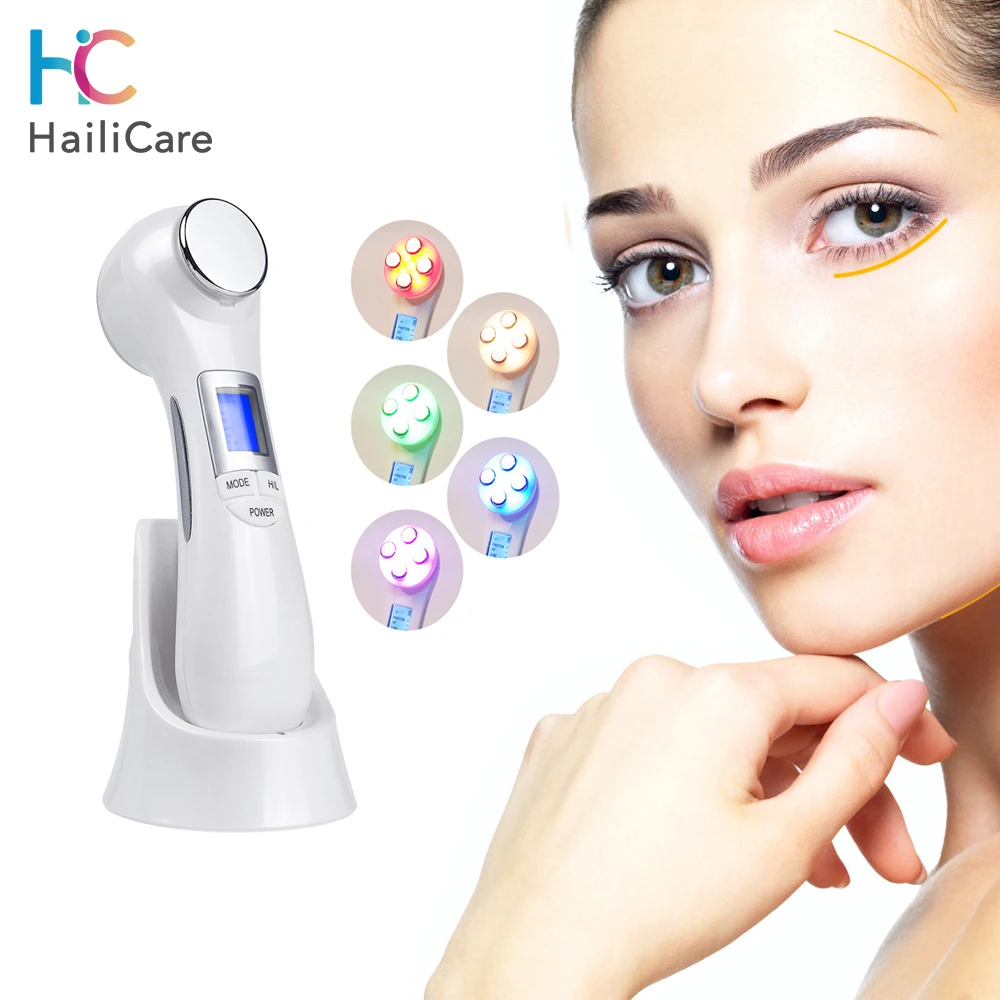 6 в 1 фотон для лица радиочастотная мезотерапия ЭМС светодиодный светильник