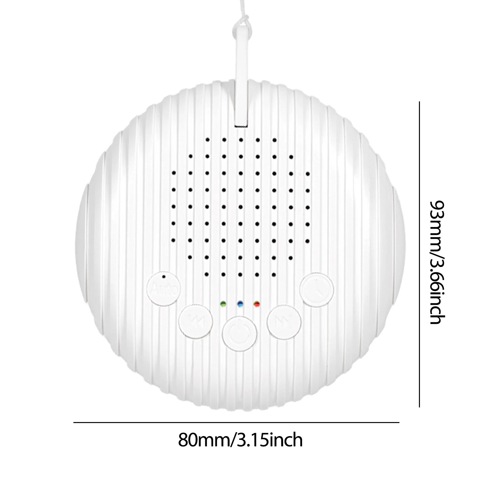 

White Noise Machine Toy USB Rechargeable Timed Shutdown Sleep Sound Machine For Sleeping Relaxation For Baby Adult Office Travel