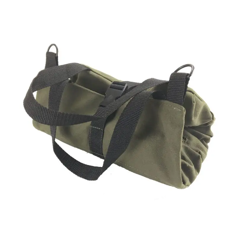 

Tools Roll Up Bag Wrench Roll Pouch Hanging Tool Zipper Carrying Canvas Tools Bag