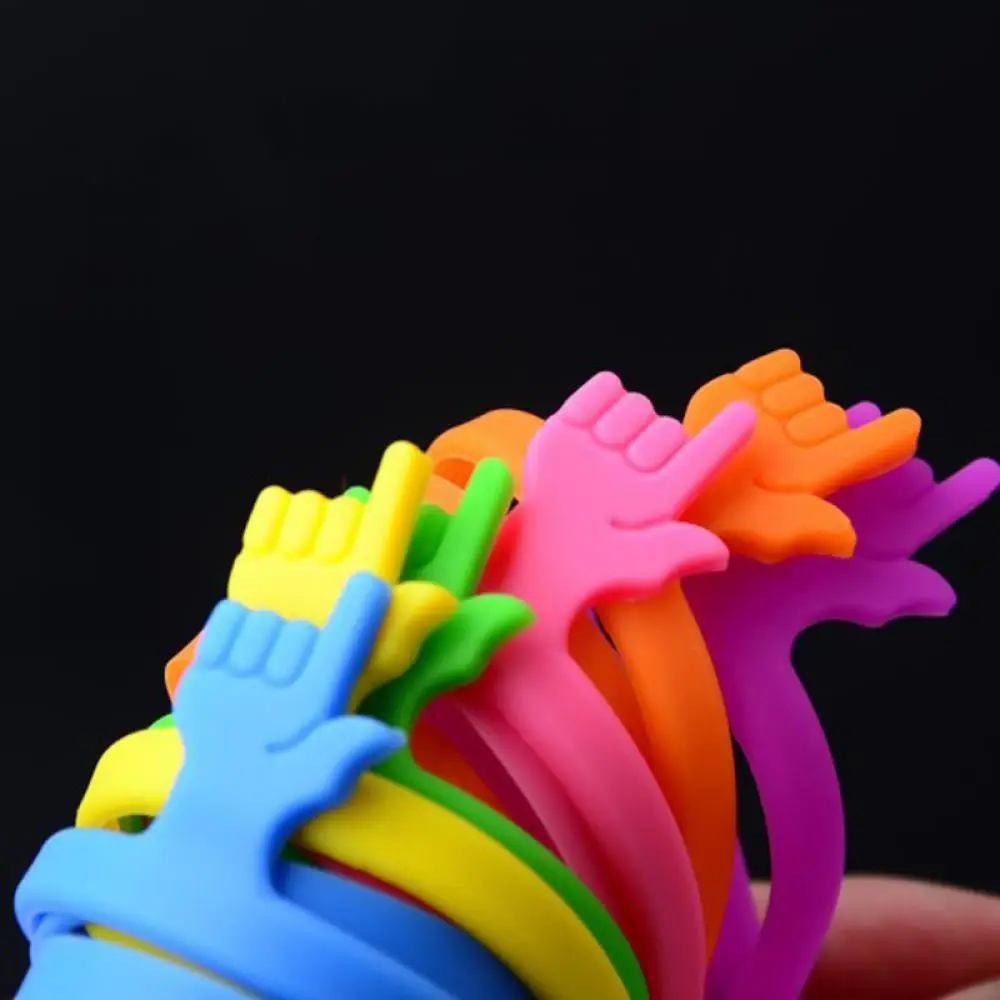 Новые эластичные силиконовый палец указывающий Закладка для книги забавные