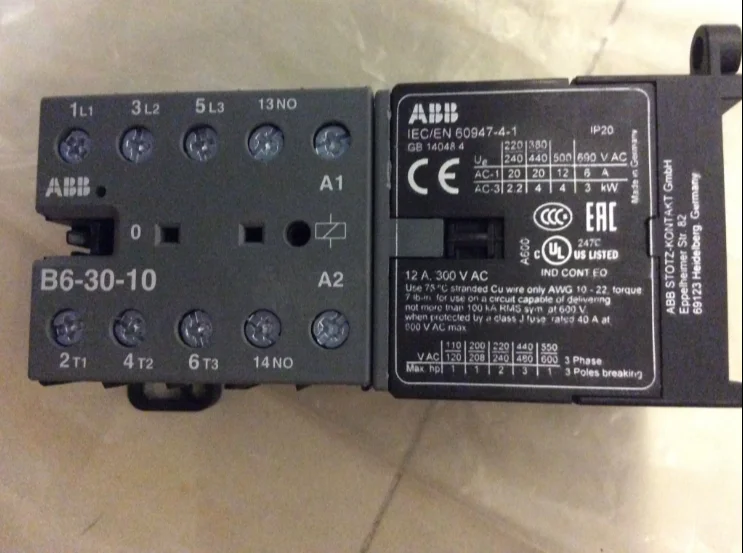 Замыкатели новые ABB B6-30-10 AC бесплатная доставка 1 шт.