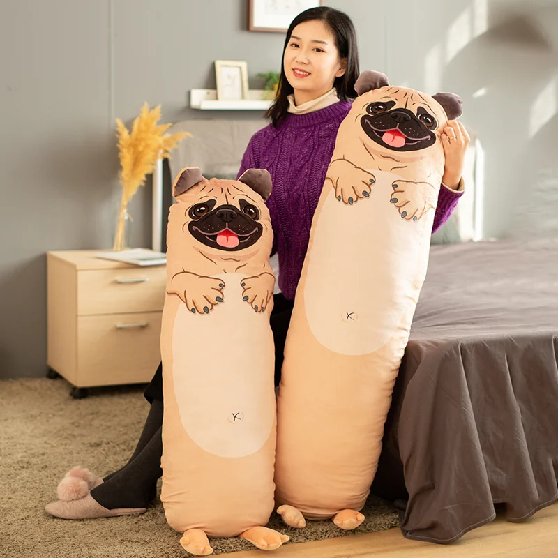 Precio Almohada De Felpa De Animales Largos De Dibujos Animados, Peluches De Perro Sharpei, Elefante, Cerdo, Cocodrilo, Perezoso, Pingüinos De Peluche