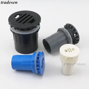 1Pcs I.D 20~50mm PVC Pipe Aquarium Butt Fish Tank Outlet Drainage Connector Garden Hydroponic DIY Water Supply Tube Fittings