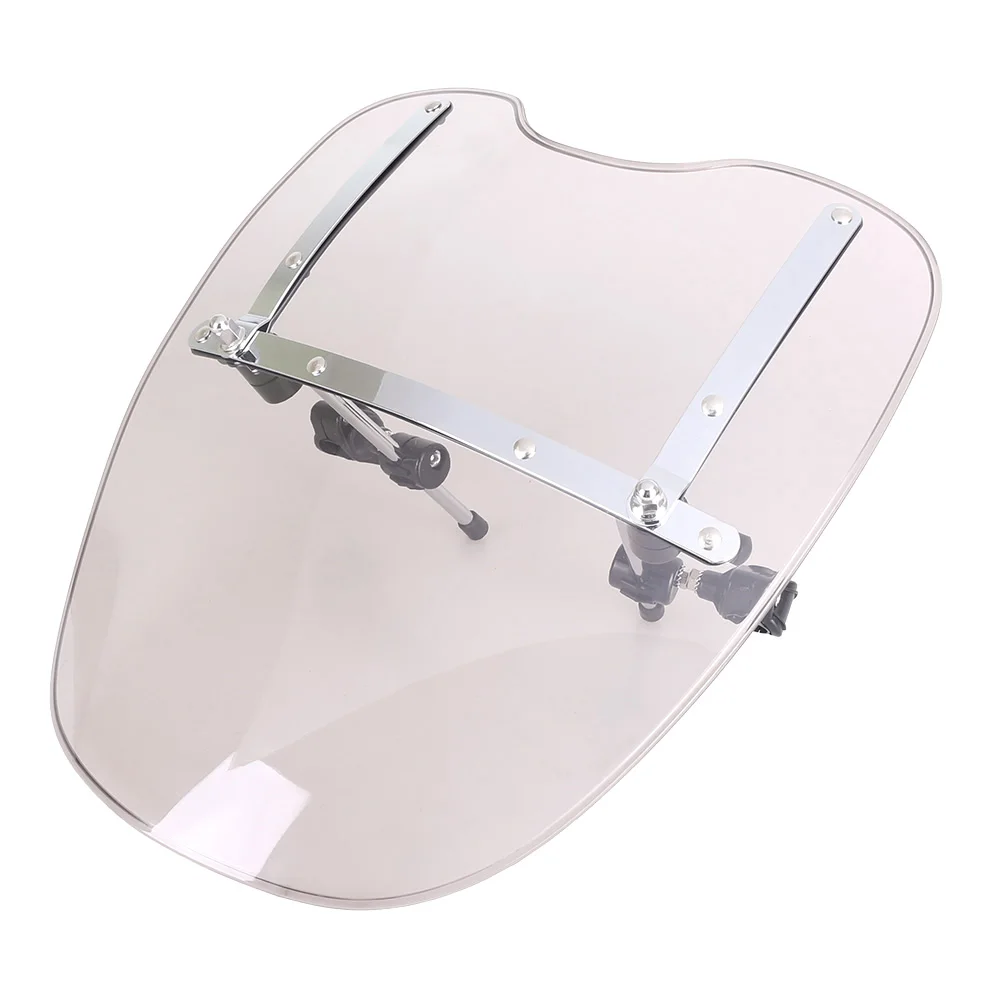 Лобовое стекло для мотоцикла 17 дюймов Универсальный лобовое ABS Harley Davidson Road King Softail