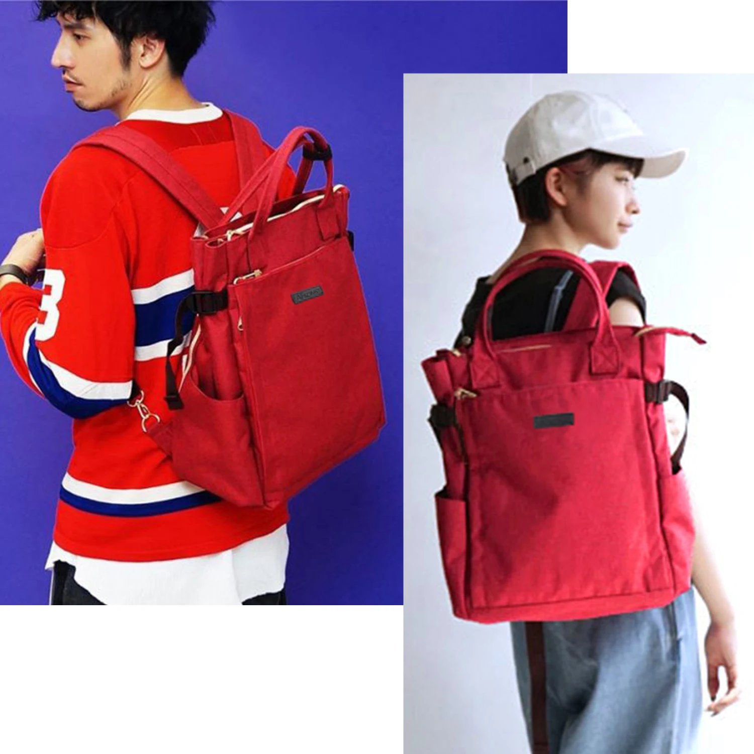 Canvas backpack School Bags for Teenager Large Capacity Travel Backpack Nursing Bag for Baby Mom Women Carry Care Bag |BP1302L