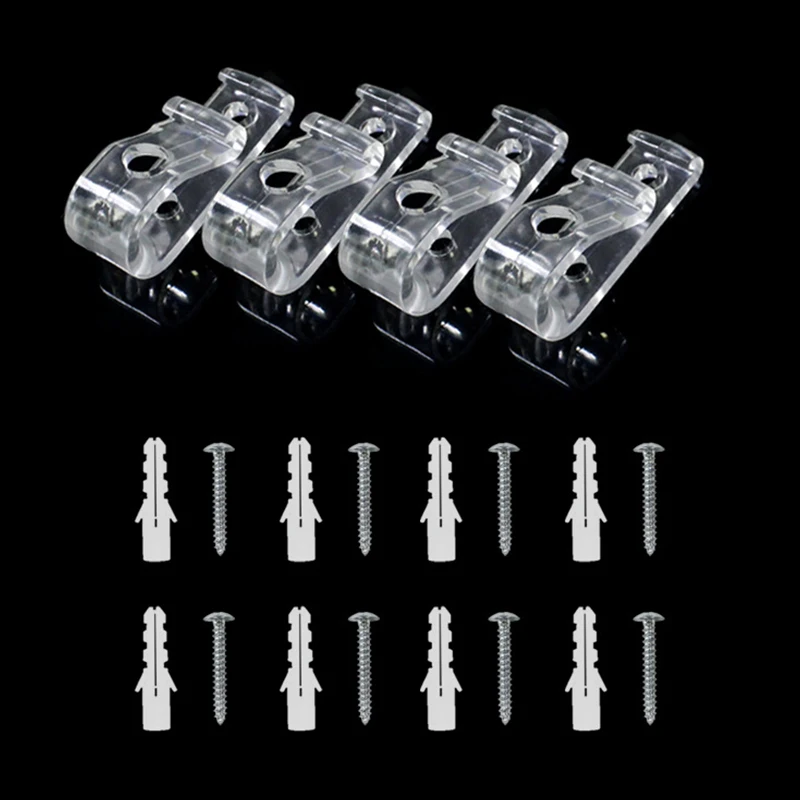 

4 шт./компл., зажимы для штор с винтами