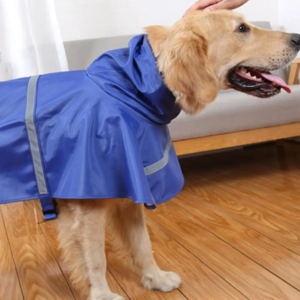 Светоотражающая лента большой плащ для собак Одежда питомцев плюшевый больших и