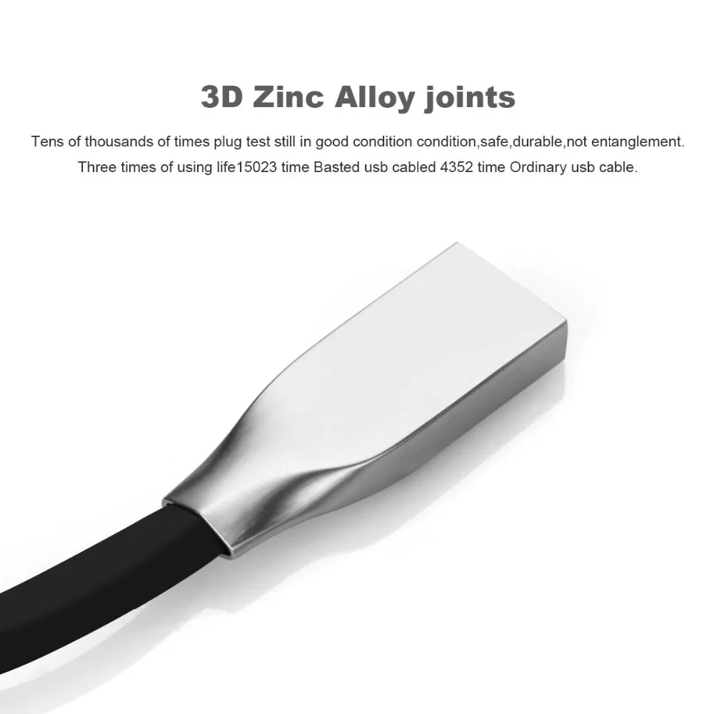 Кабель для передачи данных 100 см iPhone Samsung Plus Micro Android USB быстрое зарядное устройство