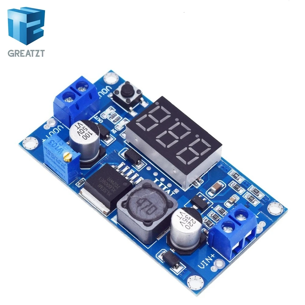 GREATZT 1 шт. повышающий понижающий DC-DC Регулируемый понижающий преобразователь XL6009 модуль питания 20 Вт 5-32 В до 1,2-35 в